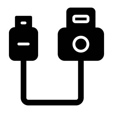 usb simgesi, web tasarımı için illüstrasyon