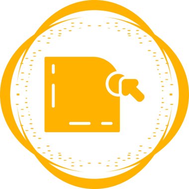 Basit Eğri simgesi vektör çizimi