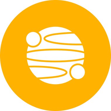 Gezegen simge vektör çizim 