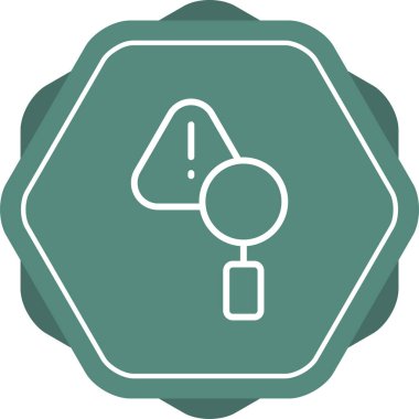 Araştırma simgesinin vektör illüstrasyonu