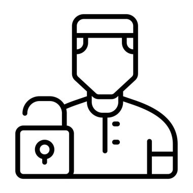 user icon, vector illustration simple design