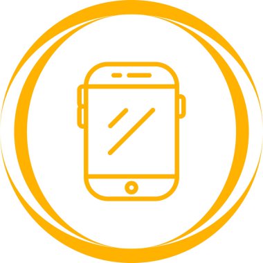 Akıllı telefon. Web simgesi basit tasarım