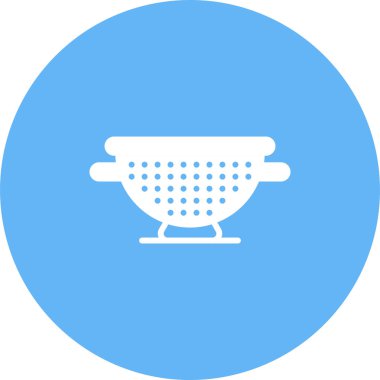 Colander web simgesi vektör illüstrasyonu 