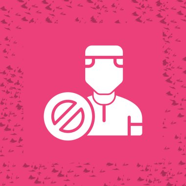 user icon, vector illustration simple design