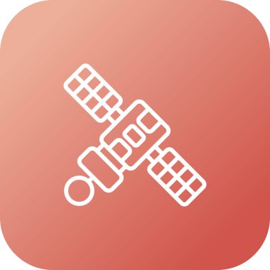 uydu simgesi web illüstrasyonu