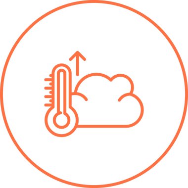 Bulut simgesi, vektör illüstrasyonu 