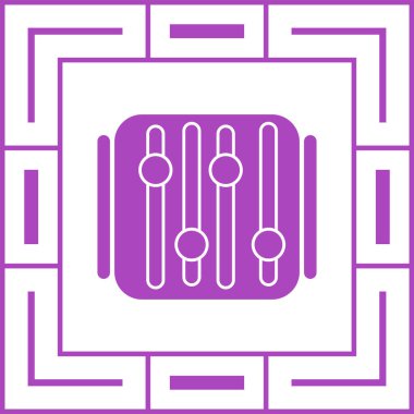 Kaydırma simgesi, beyaz arkaplanda izole edilmiş web simgesi 