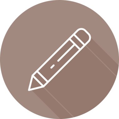 Kalem. Web simgesi basit illüstrasyon 