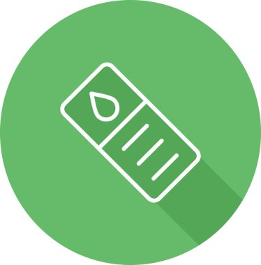 mikroskop slayt simgesi, web illüstrasyonu basit tasarım