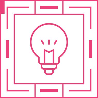 ampul vektör simgesi