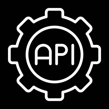 api icon vector illustration 