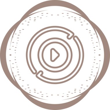 Web simgesi, vektör illüstrasyonu işleniyor             