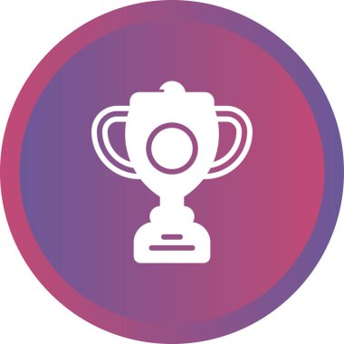 Kupa simge vektör çizim 