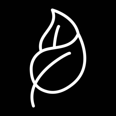 Yaprak Web illüstrasyon tasarım logosu