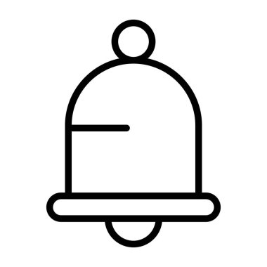 Çan simgesi web basit illüstrasyon