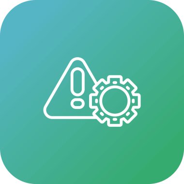 Uyarı tehlike simgesi web basit illüstrasyonuName