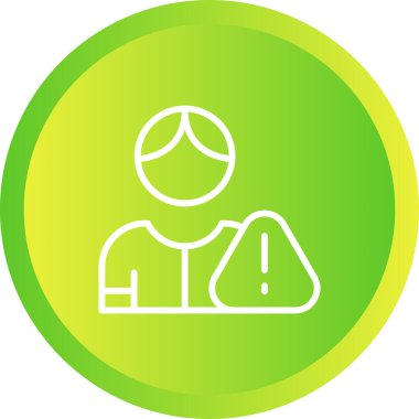 Başarısız ağ simgesi, vektör illüstrasyonu