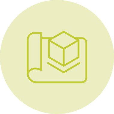 Prototip Simgesi, Vektör İllüstrasyonu 