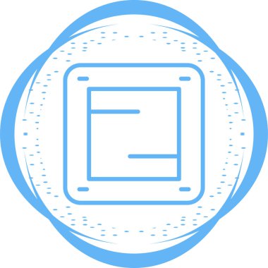 Ana kart web simgesi vektör illüstrasyonu