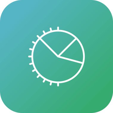 İstatistik web simgesi, basit vektör illüstrasyon istatistikleri