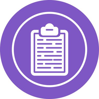 Pano simgesi, vektör illüstrasyonu basit tasarım