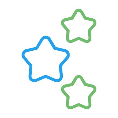 Yıldız patlaması etkisi simgesi, vektör illüstrasyonu 