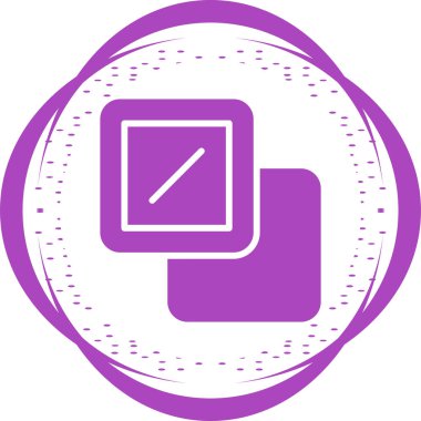 Önplan web simgesi, vektör illüstrasyonu