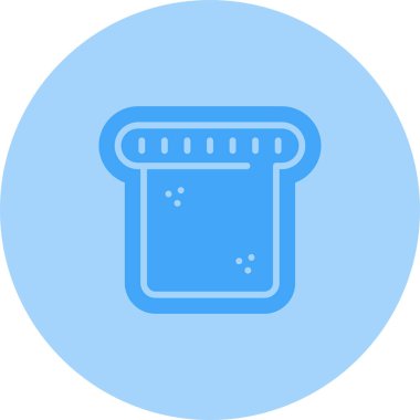 Tost Ağı simgesi, basit vektör illüstrasyonu