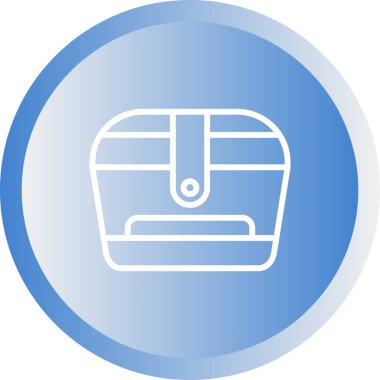 Hazine sandığının basit çizimi