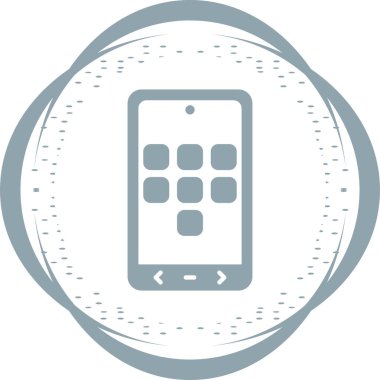 Simge Uygular. Uygulamalar Pictogram. Programlar İmza, Vektör İllüstrasyonu