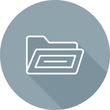 dosya dizini simgesi, vektör illüstrasyonu basit tasarım