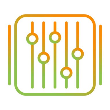 Kaydırma simgesi, beyaz arkaplanda izole edilmiş web simgesi 