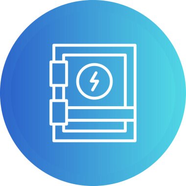 Elektrik Panelinin vektör illüstrasyonu