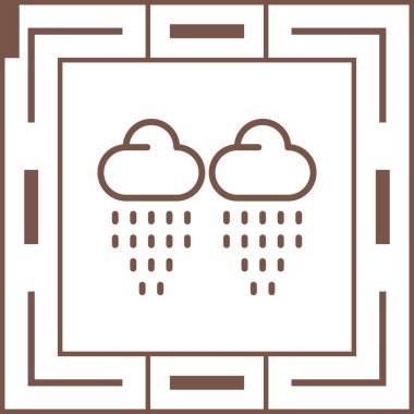  Raind simgesi basit illüstrasyon