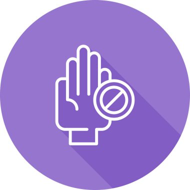 el simgesi, vektör illüstrasyonu basit tasarım