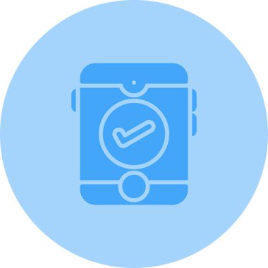  İşaretli simge tasarım vektörlü akıllı telefon