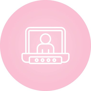 user icon, vector illustration simple design