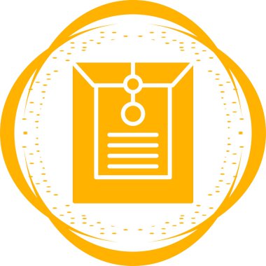 belge dosyası web simgesi basit illüstrasyon