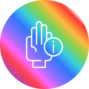 el hareketi ve Bilgi simgesi 