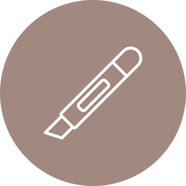 Bıçak. Web simgesi basit illüstrasyon