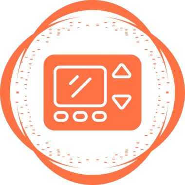 Sapan simgesinin vektör illüstrasyonu