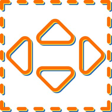 İmleç modern simgesinin vektör illüstrasyonu