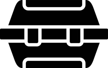 Alet çantası. Web simgesi basit tasarım 