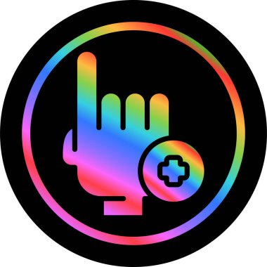 Artı İşaretle, Simge Vektörü İllüstrasyon Logo Şablonu Beyaz Arkaplanda İzole Ekle.