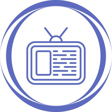 tv simge vektör çizim