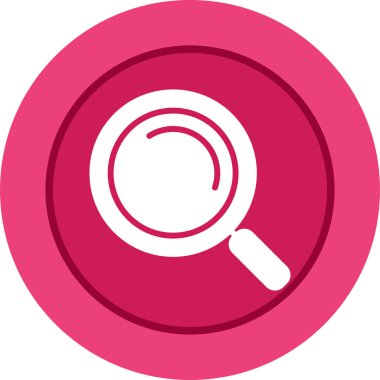 Arama simgesi vektör illüstrasyonu 