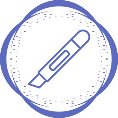 Bıçak. Web simgesi basit illüstrasyon