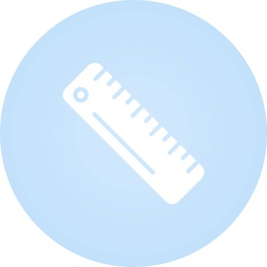 cetvel simgesinin vektör illüstrasyonu