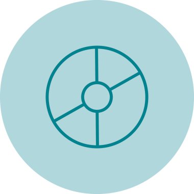 Disk modern simgesinin vektör illüstrasyonu