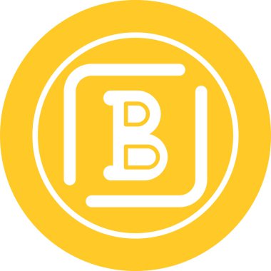 Kalın yazı tipi logo tasarım şablonu çizimi